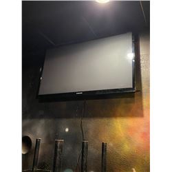 Samsung 50" LCD with wall mount No remote