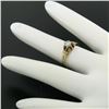 Image 7 : Antique 14kt Yellow and White Gold 0.30 ctw Diamond Solitaire Ring
