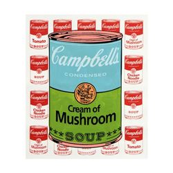 Steve Kaufman (1960-2010), "Campbell's Soup" Limited Edition Hand Embellished Si