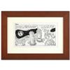 Image 1 : Bizarro - "Bill Gates" is a Framed Original Pen & Ink Drawing by Dan Piraro, Han