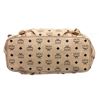 Image 8 : MCM Cream Visetos Coated Canvas Leather Medium Satchel Tote Bag