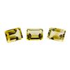 Image 1 : 21.24 ctw.Natural Emerald Cut Citrine Quartz Parcel of Three