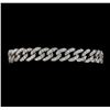 5.40 ctw Diamond Bracelet - 14KT White Gold