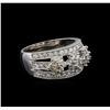 Image 1 : 1.04 ctw Diamond Ring - 14KT White Gold