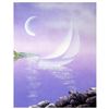 Image 1 : Ken Shotwell, "Moon Tip" Hand Signed Original Panting on Board with Certificate