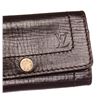 Image 5 : Louis Vuitton Brown Utah Leather 6 Key Holder Wallet