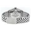 Image 9 : Rolex Mens SS Black String Diamond Lugs & Ruby Oyster Perpetaul Datejust