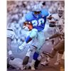 Image 2 : BARRY SANDERS AUTOGRAPHED DETROIT LIONS SPOTLIGHT 16X20 GLOSSY (BECKETT/BARRY SANDERS HOLOGRAM)