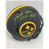 Image 2 : JACK HAMM PITTSBURGH STEELERS AUTOGRAPHED FULL SIZE ECLIPSE HELMET (BECKETT COA)