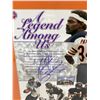 Image 1 : WALTER PAYTON SIGNED, FRAMED & INSCRIBED 13X16 PHOTO (PSA & WALTER PAYTON HOLO)