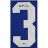 Image 2 : ED O'NEILL MARRIED WITH CHILDREN SIGNED POLK HIGH BLUE JERSEY (BECKETT HOLO)