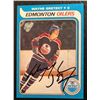 Image 1 : 1979-80 OPC WAYNE GRETZKY AUTOGRAPHED RC REPRINT