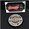 Image 1 : BUDWEISER BEER BOTTLE OPENER AND HARLEY DAVIDSON WALL DECOR