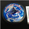 Image 2 : MARKUS NASLUND SIGNED CANUCKS PUCK (FROZEN POND COA)