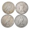 Image 2 : Lot of (4) Peace Silvr Dollars-