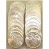 Image 1 : Lot of (20) UNC 1880's Morgans- all from 1880-89