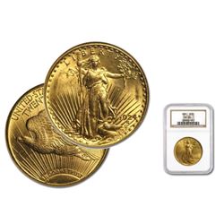 1924 MS 65 NGC $20 Gold Saint Gaudens