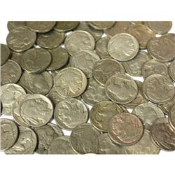 Lot of 50 pcs. Buffalo Nickels - RD