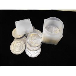 Lot of 20 XF PLUS Morgans in dollar tube