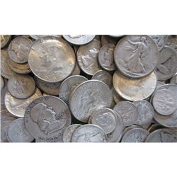 $10 Face Value -90% Mixed Silver Coinage