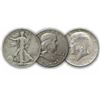 Image 1 : Starter Set of 90% Half Dollars - Ken-Walk-Frank