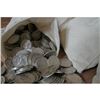 Image 1 : Canvas Bag with 250 Washington Quarters-90% Silver