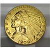 Image 1 : 1909 $5 Gold Indian Half Eagle XF AU