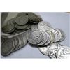 Image 1 : 100 pcs. Walking Liberty Halves in Canvas Bag