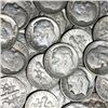 Image 1 : 100 pcs. Roosevelt Dimes -90% Silver