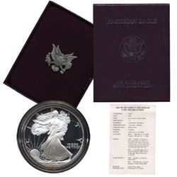 1986 PROOF US Silver Eagle in OMB