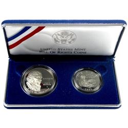 1993 James Madison 2 coin Commemorative