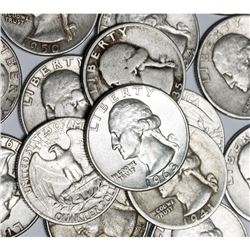 $10 Face Value 90% Silver Washington Quarters