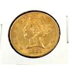 Image 1 : 1881 $ 5 Gold Liberty