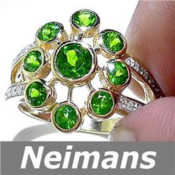 Gem Certified 2.00ct Pink Tourmaline & Diamond Ring 14k