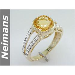 Vintage 1.75 ct Certified Emerald & VS Diamond Ring 14k