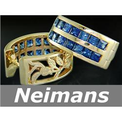 Neimans 7.50 ct Certified Ruby & Diamond Ring 14kt Gold