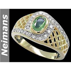 Certified 2.25 ct Hot Pink Tourmaline & VS Diamond Ring