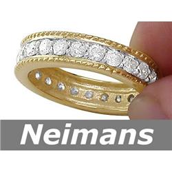 Certified 1.25 ct Tanzanite & VS Diamond Ring 14kt Gold