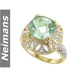 Certified Gem 2.00 ct Sapphire & VS Diamond Ring 14kt