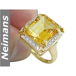 Antique 4.75 ct Certified  Blue Sapphire Ring 14kt Gold