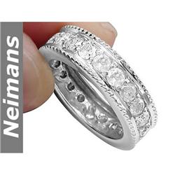 Certified 1.75 ct VS-G Diamond 3 Stone Anniversary Ring