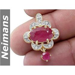 Gem Quality 4.75 ct Citrine & VS Diamond Ring 14kt Gold