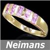 Image 1 : Neimans Best 8.50 ct Certified Ruby Bracelet 14kt Gold