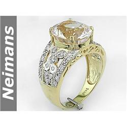 Vintage 4.25 ct Certified Tanzanite & Diamond Ring 14kt