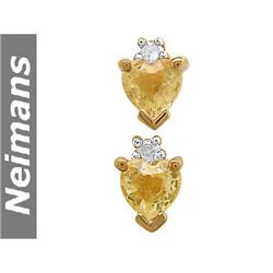 USGL Certified .75 ct Antique VS-F Diamond Pendant 14kt