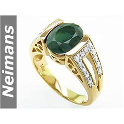 Antique 3.00 ct Gem Certified Sapphire Ring 14kt Gold