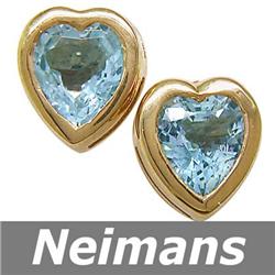 Neimans Certified 1.00 ct Green Sapphire Pendant 14kt