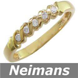 Neimans .25 ct Blue Diamond Pendant 14kt Gold USGL CERT