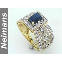 USGL Certified 18.25 ct Gem Sapphire Bracelet 14kt Gold