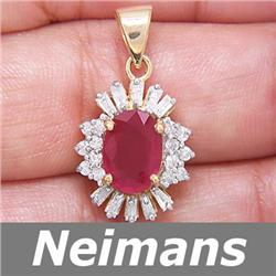 Gem Certified 6.75 ct Amethyst & Diamond Ring 14kt Gold